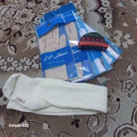 دستکش نخی.جوراب شلواری بچگانه. کلیپس سرامیکی