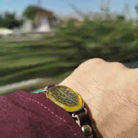 دستبند عقیق حکاکی شده