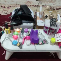 لوازم کامل ناخن کاری درحد نو