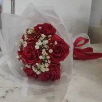 گل روبانی|گل مصنوعی|نیشابور, خط کاشمر|دیوار