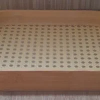 سینی پذیرایی چوب بامبو کف حصیری نو