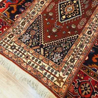 کناره دستباف شیراز زمینه روناسی|فرش|تهران, اکباتان|دیوار