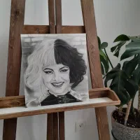 هدیه گرانبها طراحی چهره|تابلو، نقاشی، عکس|ملکآباد, |دیوار