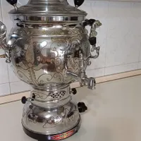 سماور نقره ایی کاملا نو حتی برای جهازیه