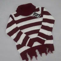 بافت یقه اسکی پایین ریش ریش|لباس|بروجن, |دیوار