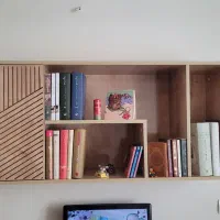 میز کامپیوتر به همراه کتابخانه|میز تحریر و کامپیوتر|مینودشت, |دیوار