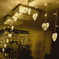 ریسه قلب والونی پرده ای