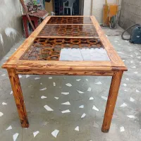 میز ناهار خوری هشت نفره تمیز