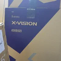 تلویزیون ۴۳اینچ هوشمندایکس ویژن43xs525 آکبند