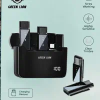 میکروفون Green Lion دو نفره مخصوص آیفون  در حد نو