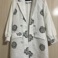 مانتو کتی سفید
