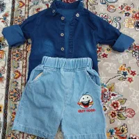 ست لباس بچگانه پسرانه کاملا سالم و نو وخارجی