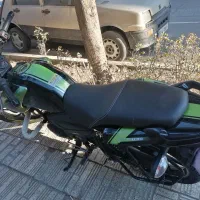 موتورسیکلت آپاچی سبز رنگTVSکاربراتوری