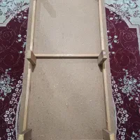 کفی چوبی تخت خواب یکنفره با پایه نراد