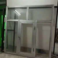 پنجره آلومینیوم در حد نو و کُم در اتاق|مصالح و تجهیزات ساختمان|تربت‌حیدریه, مظفریه|دیوار