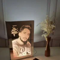 لایت گلس کادوی روز زن|چراغ خواب و آباژور|دیواندره, |دیوار