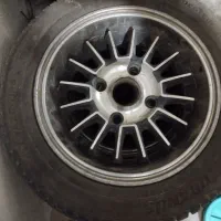 چهار حلقه رینگ و لاستیک پراید|قطعات یدکی و لوازم جانبی|رباط‌کریم, رباط‌کریم|دیوار