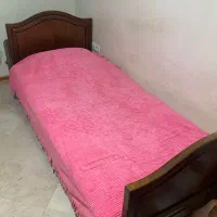 تخت چوبی فندوقی یک نفره