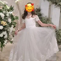 لباس عروس  دخترانه در حد خیلی نو