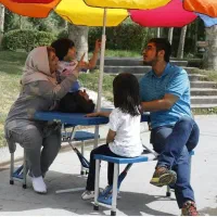 میز و صندلی مسافرتی چهارنفره تاشو (همسفر)