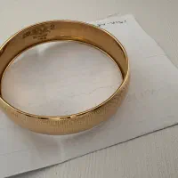 النگو نیم پوش طلا سایز۲