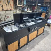 کباب پز گازی ذغالی کبابپز منقل باربیکیو