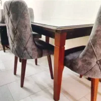 میز غذاخوری ۶ نفره قابلیت تغییر اندازه میز