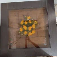 میز وسط با چهار گل میز