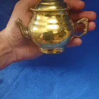 قوری برنجی سیسمونی بسیار زیبا