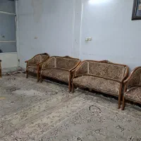 مبل با چوب گردو