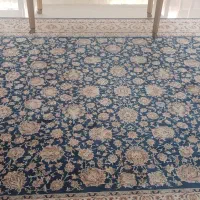 یک جفت فرش ۹ متری (گلکار ۱۲۰۰شانه ی مخمل) ریز بافت