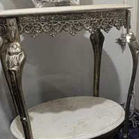 آینه و شمعدان و میز طرح نقره|بوفه، ویترین، کنسول|قم, نیروگاه|دیوار