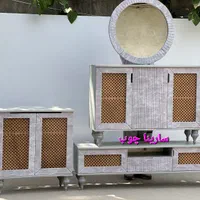 کنسول و اینه / ویونا حصیری / اقتصادی|بوفه، ویترین، کنسول|تهران, شهرک ولیعصر شمالی|دیوار