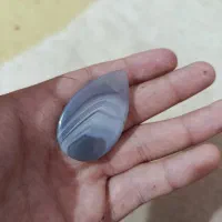 نگین گردنبند زیبا عقیق دو رنگ