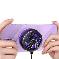 فن خنک کننده گوشی موبایل مدل s18 یخچالی مغناطیسی