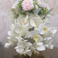 گل و گلدان|گل مصنوعی|قم, شاه سید علی|دیوار