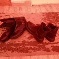 دو جفت بوت چرم