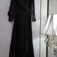 لباس مجلسی مشکی ساتن ترک|لباس|محمدیه-قزوین, |دیوار