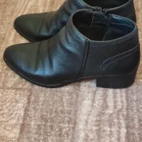 نیم بوت چرم طبیعی