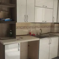 کابینت فول ام دی اف  همراه با سینک ظرفشویی و هود