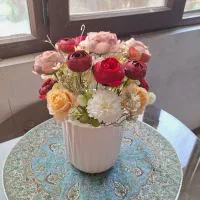 باکس و گلدان گل مصنوعی دست ساز و نو|گل مصنوعی|شیراز, فرهنگ شهر|دیوار