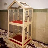 ساخت قفس چوبی مناسب پرندگان|لوازم جانبی حیوانات|اهواز, کوی شاهد|دیوار
