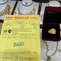 انگشتر طلای 22 عیار مردانه نو