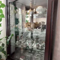 ویترین تمام چوب راش بسیار تمیز