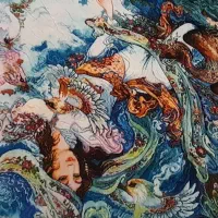 دار قالی  و نقشه مینیاتور|صنایع دستی و سایر لوازم تزئینی|خمینی‌شهر, |دیوار