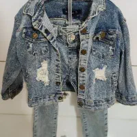 لباس جین درجه یک پسرانه در حد نو