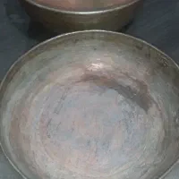 2عدد کاسه مسی