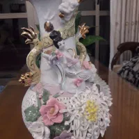 یک جفت گلدان قدیمی بسیارزیبا و بسیارظریف|کلکسیون اشیاء عتیقه|اصفهان, عسگریه|دیوار