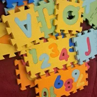 لگو فومی حروف انگلیسی رنگی