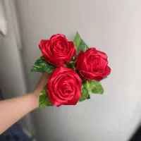 گل ربانی و کریستال|گل مصنوعی|سنندج, |دیوار